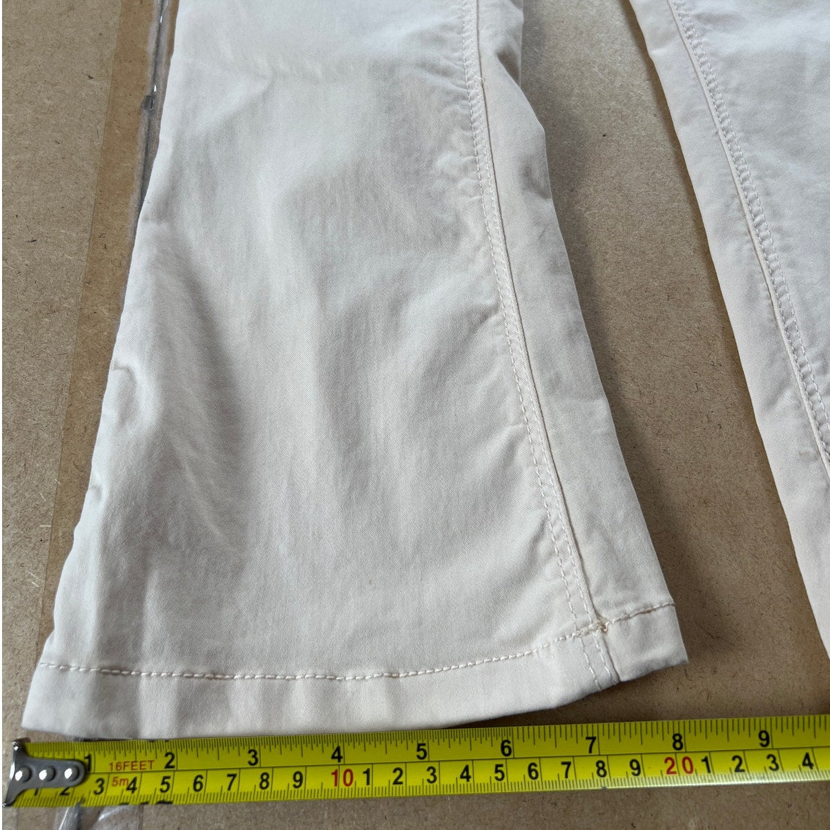 Massimo Dutti White Flare Wide Leg Women Size 4