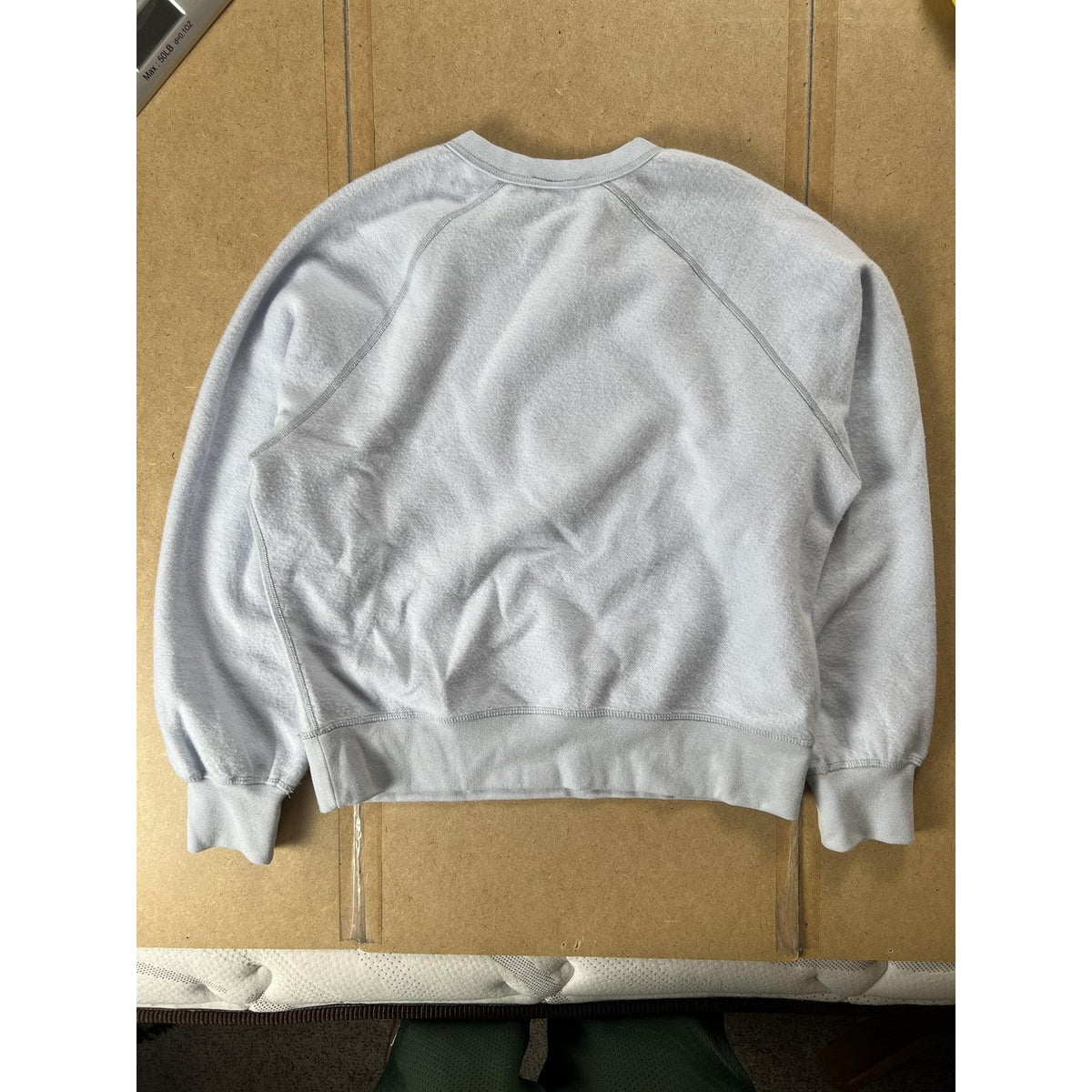 Marine Layer Sweater Womens S Gray Pullover Crew Neck Lightweight Raglan
