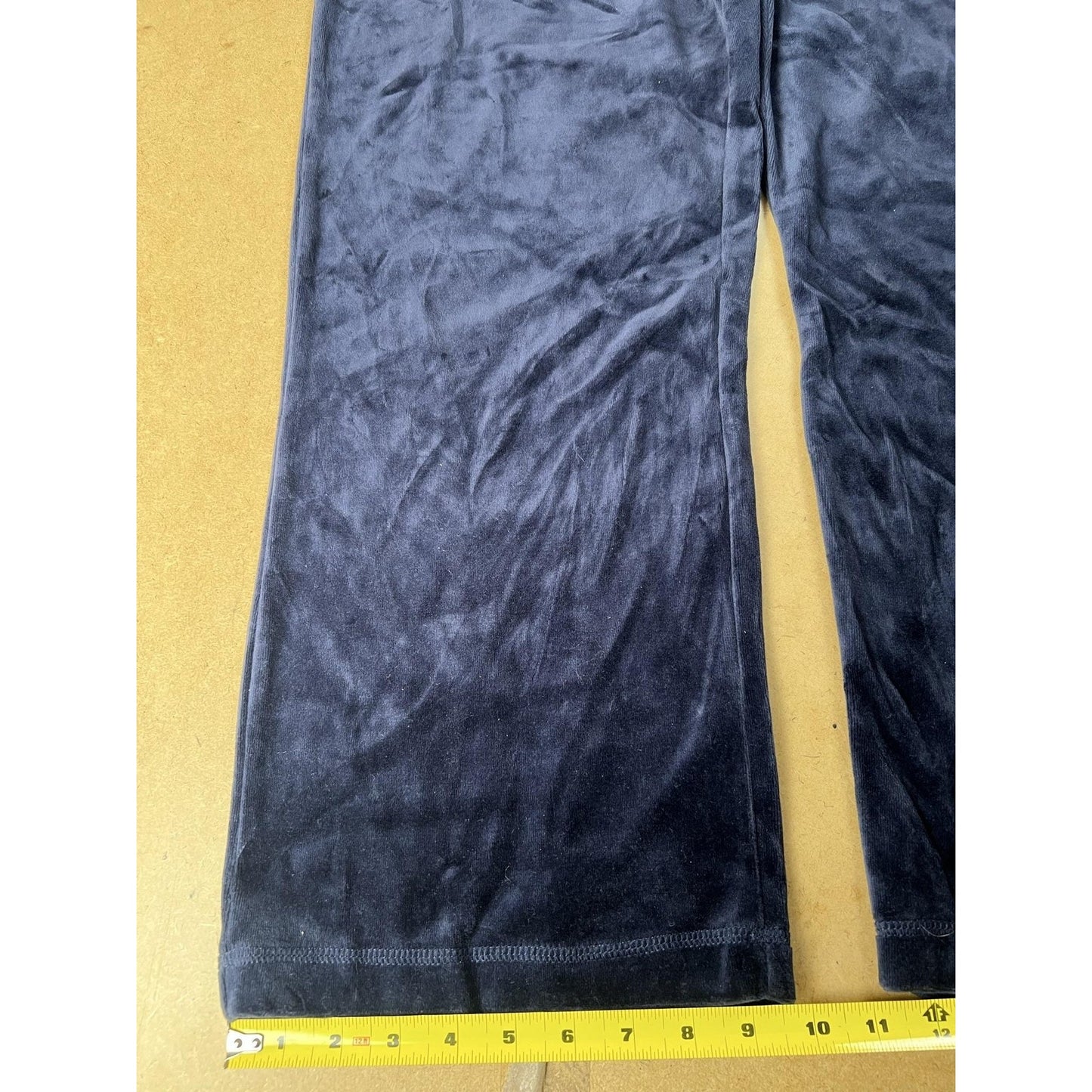New York Laundry Pants Womens PXL Petite Blue Velvet Sweatpants Drawstring
