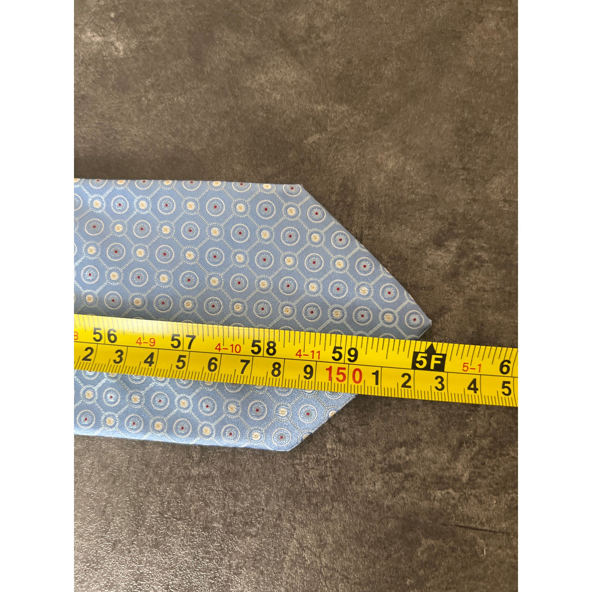 Italo Ferelli Blue Spotted Polka Dot NWT Tie Made In Italy