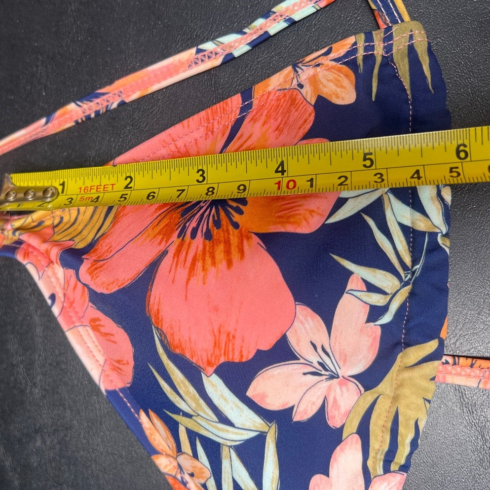 NWT Heat XL Swim Top Pink Adjustable Floral Bikini