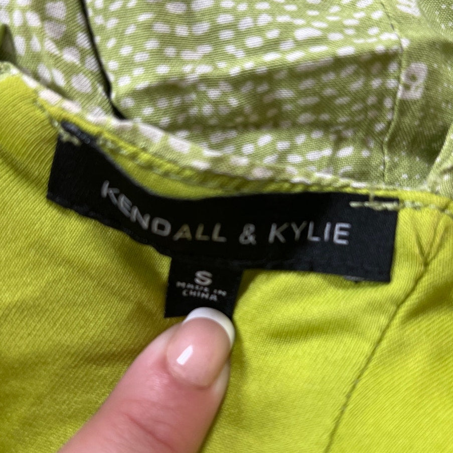 Pacsun Green Patch Dress Size S Adjustable Straps & Zipper