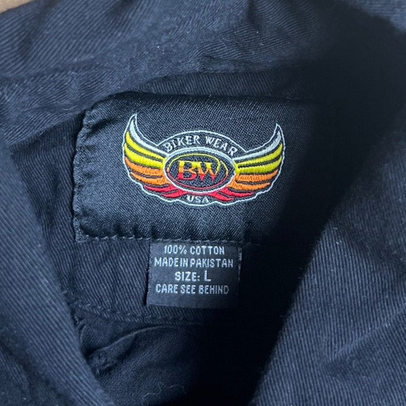 2010 Sturgis 70th Anniversary Men Button-Up Cut Off Sleeve Top Large