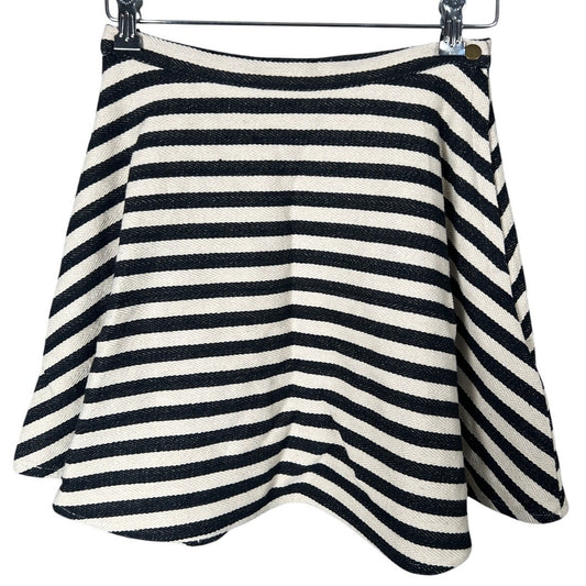 Greylin Size Small Skirt Cotton Stripped Circle A Line