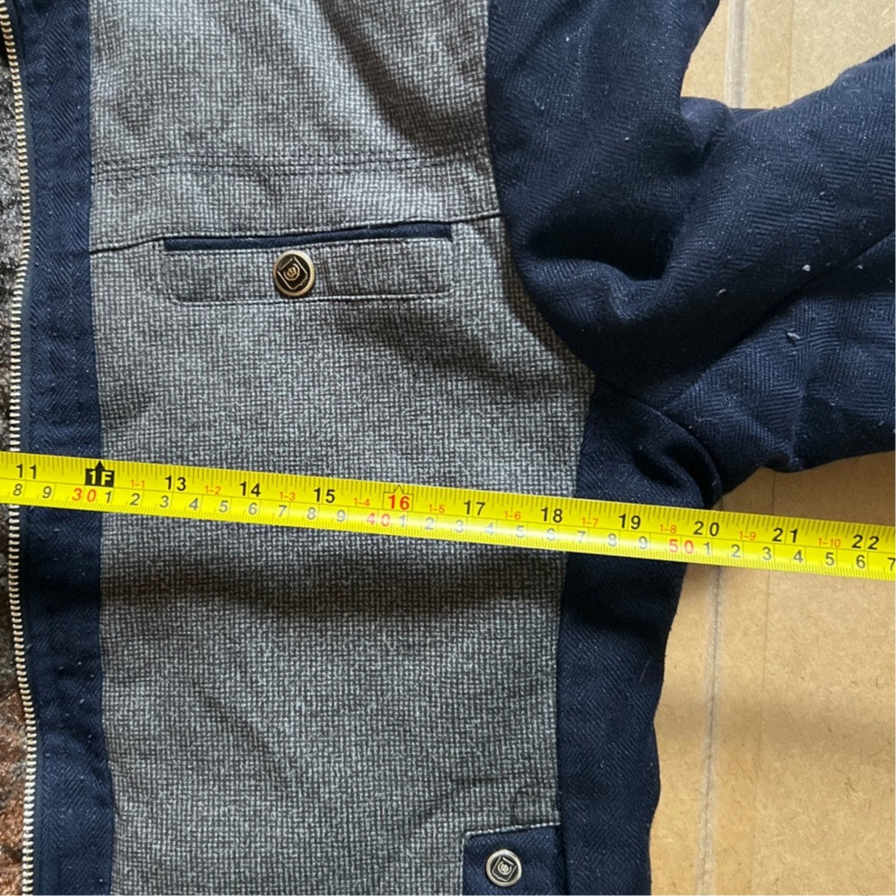 Vintage Sduul Blue/Gray Men Size 52/180 Jacket