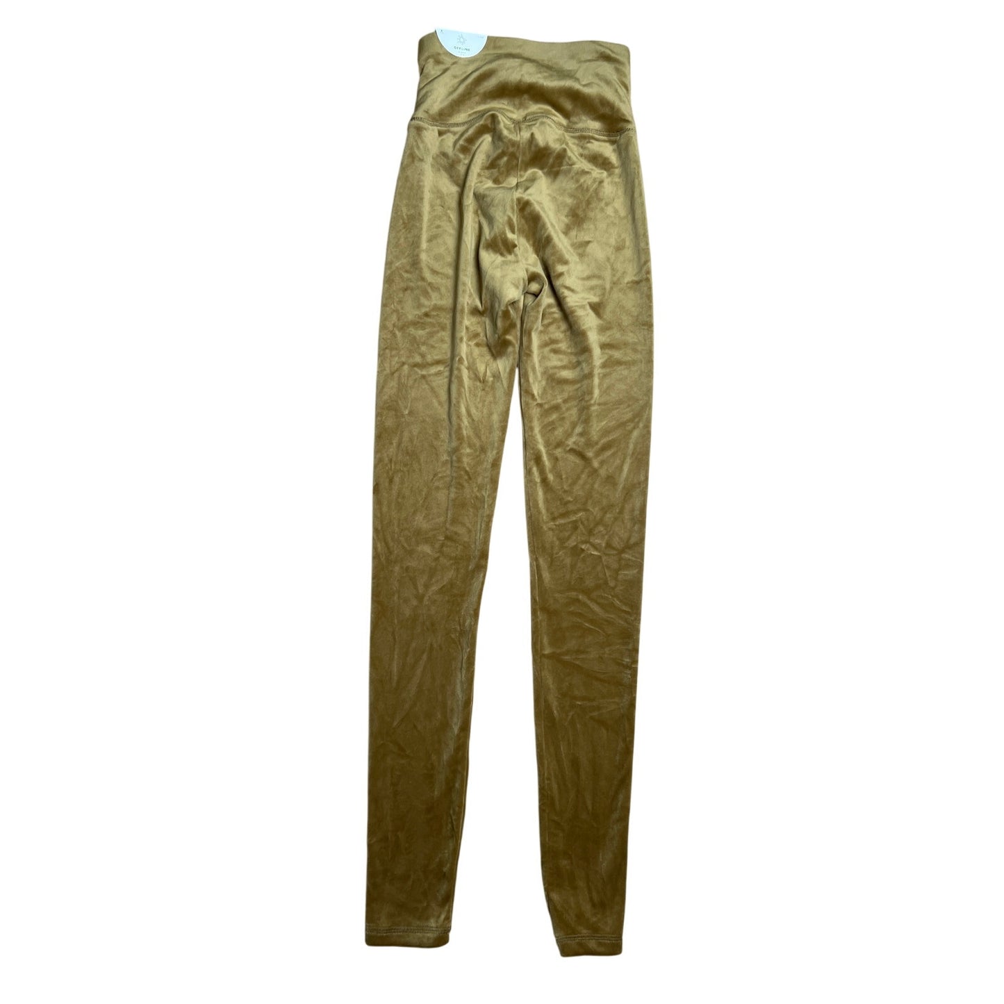 NWT Offline Aerie Gold Velvet Women Leggings Size Small