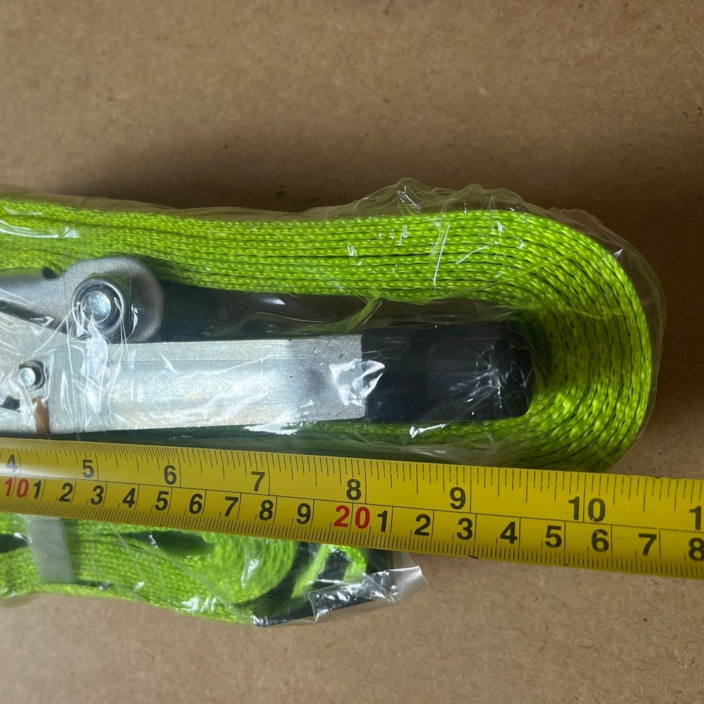 Sealed Neon Green Ratchet Strap