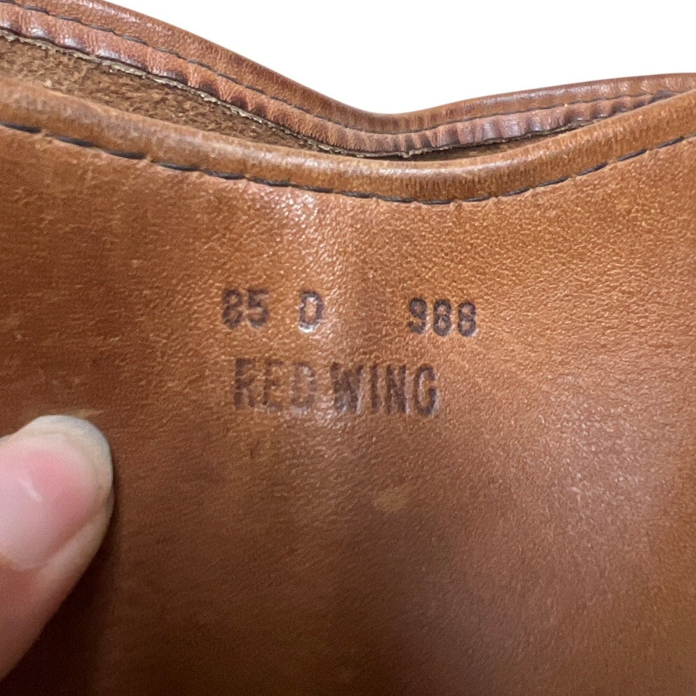 Redwing Made In USA Western Boots Brown Leather 8.5D