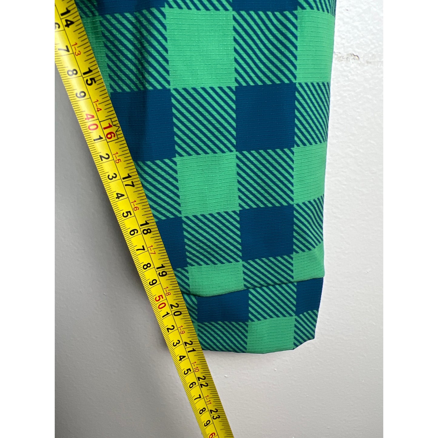 Podiumwear 000 Size 2XL Full Zip Plaid Green Lightweight Jacket Performance