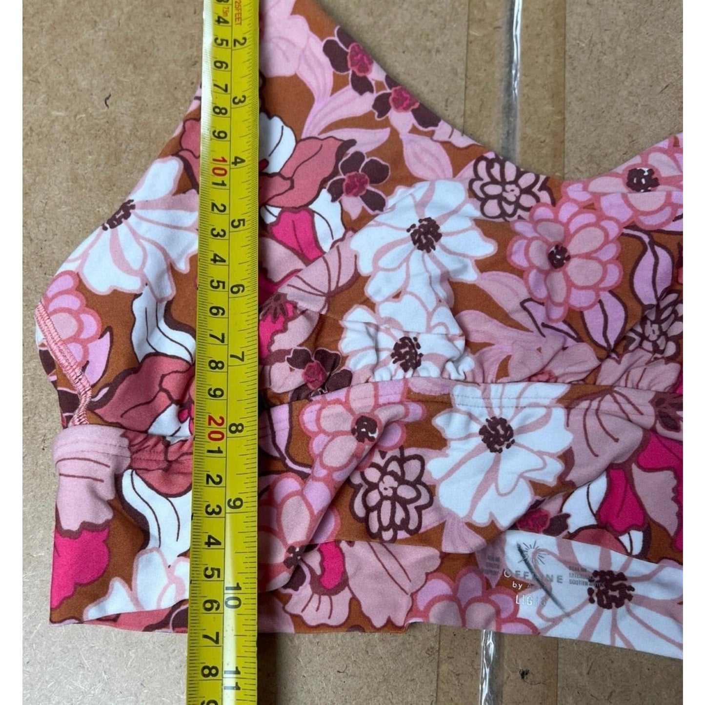 Offline By Aerie Bra Womens M Pink Bralette Floral Unpadded Wireless Cotton