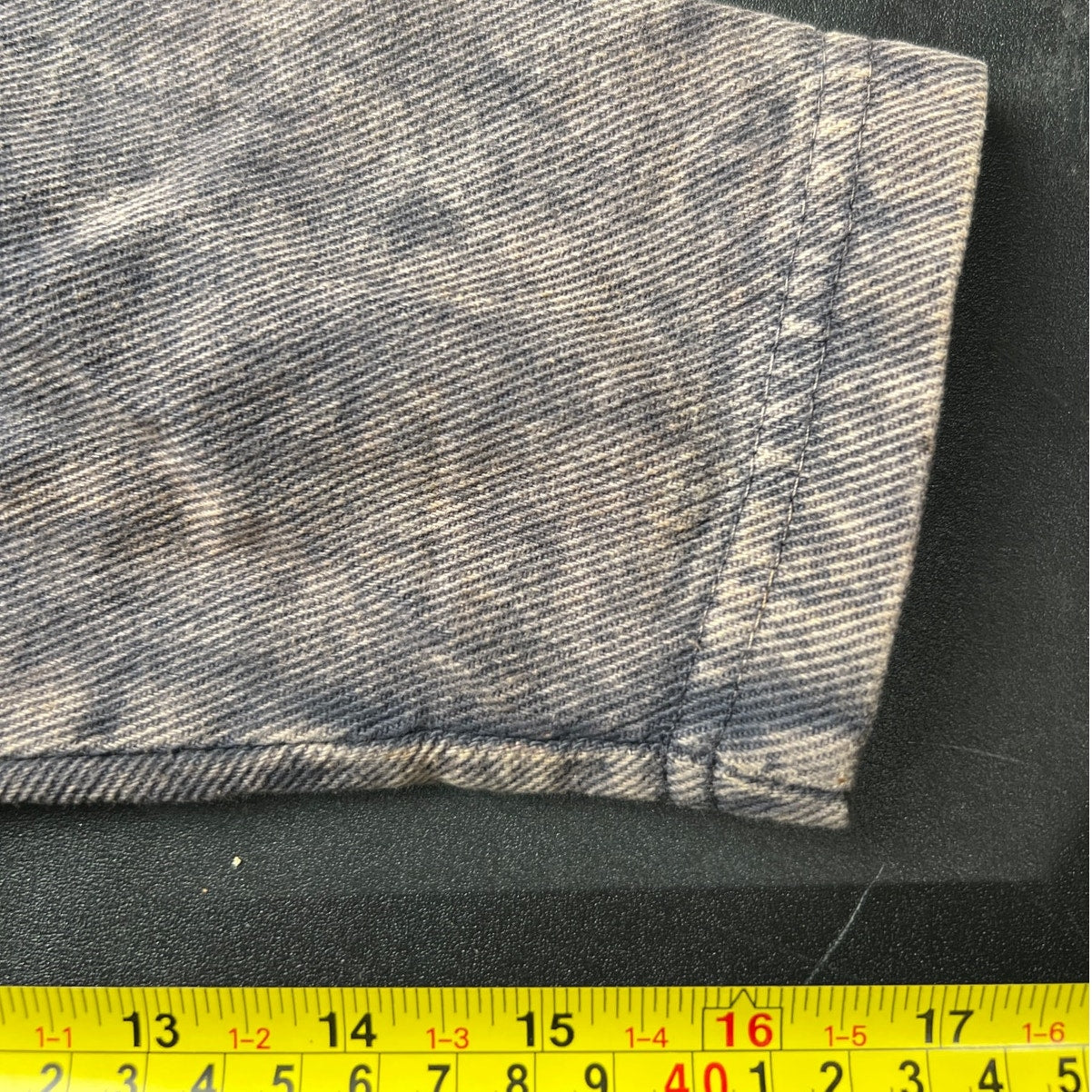 One Size 100% Cotton Faded Jumpsuit Button Up Gray