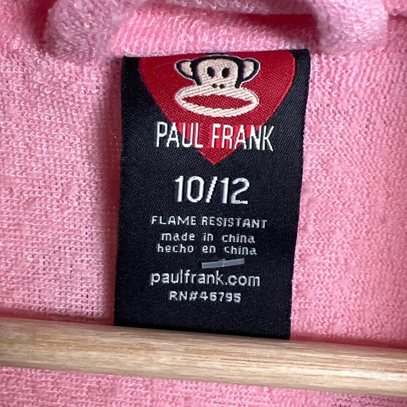 Paul Frank 10/12  “The Monkey” Bath Wrap/Robe Pink