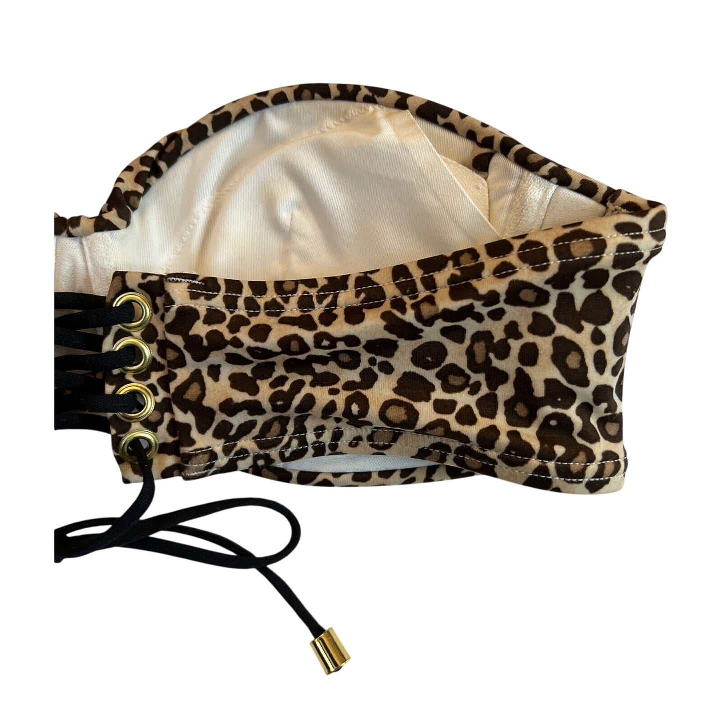 Victoria's Victoria Secret 34B Bikini - Leopard Print - EUC