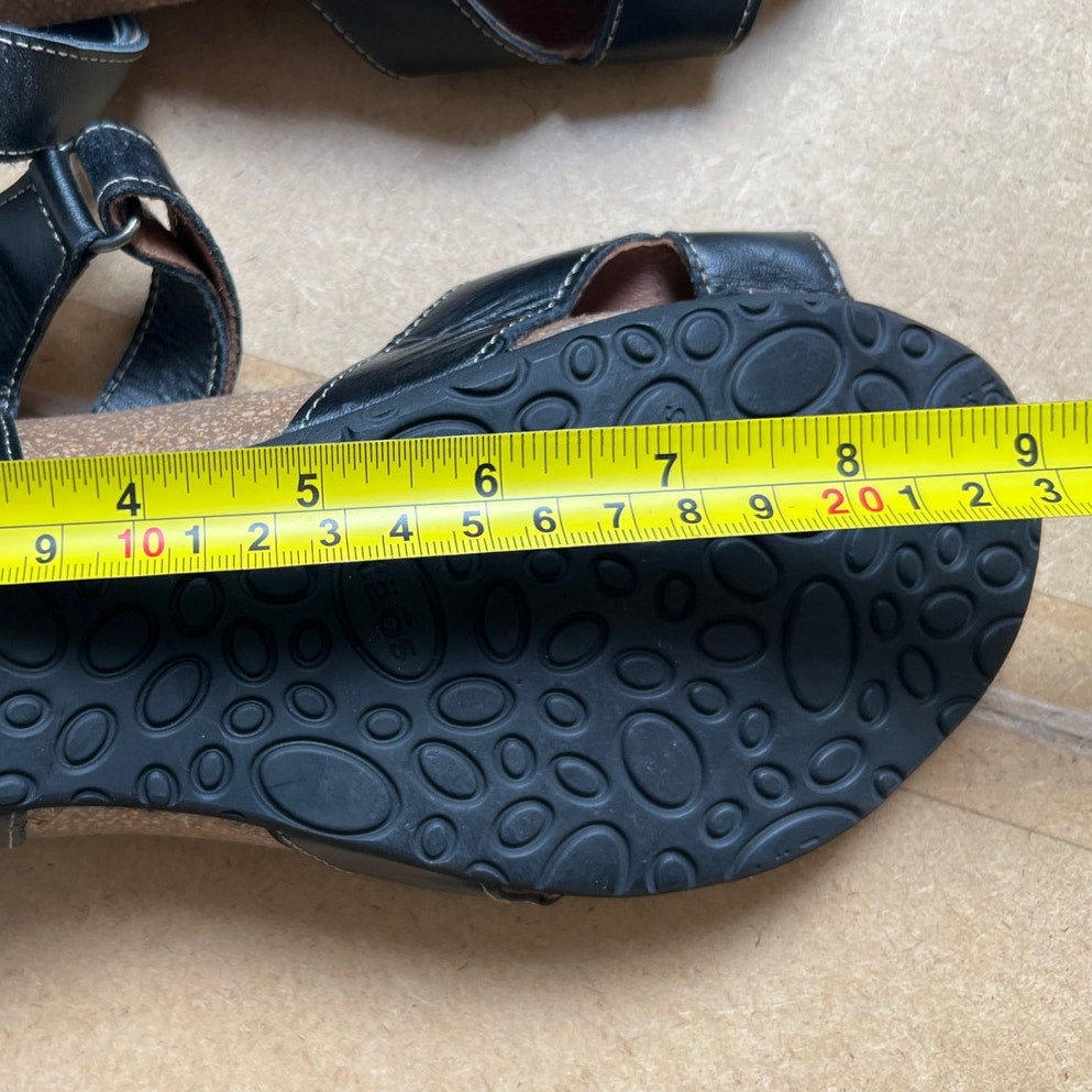 Taos Women’s Locke Sandal Black Size 8.5