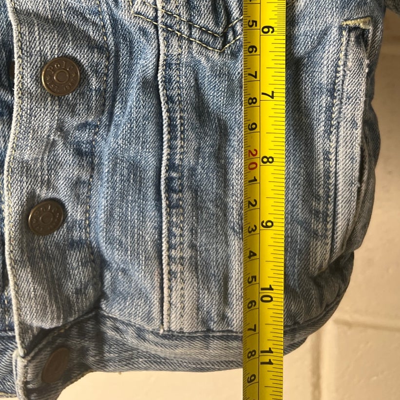 Polo Ralph Lauren 2/2T Denim Jean Jacket 100% Wool Cotton