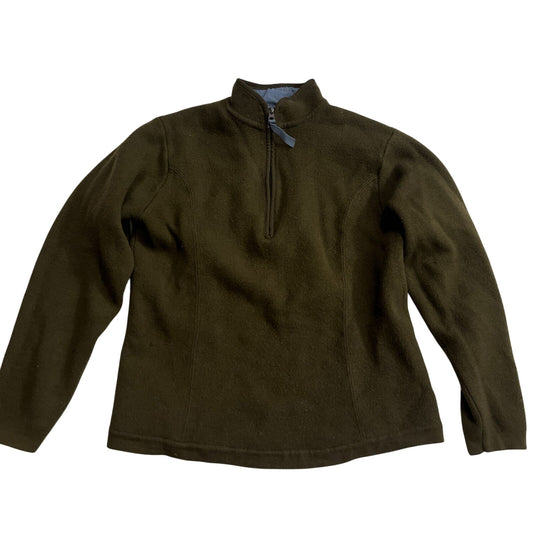 Patagonia Men's 1/4 Zip Up Sweater Long Sleeves High Neck Green Size Medium EUC
