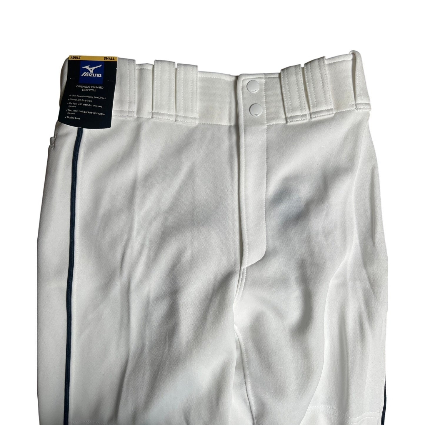 NWT Mizuno Adult BB White Pants S Baseball and Softball Bottoms