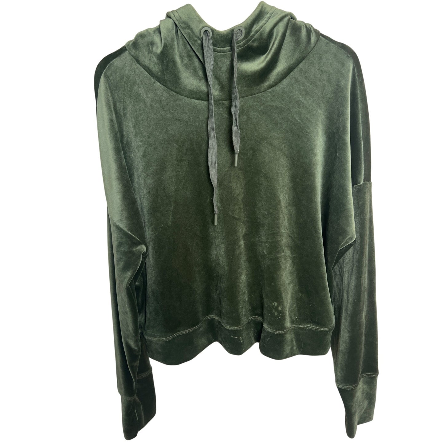Offline By Aerie Olive Green Velvet Soft Women’s Hoodie Large