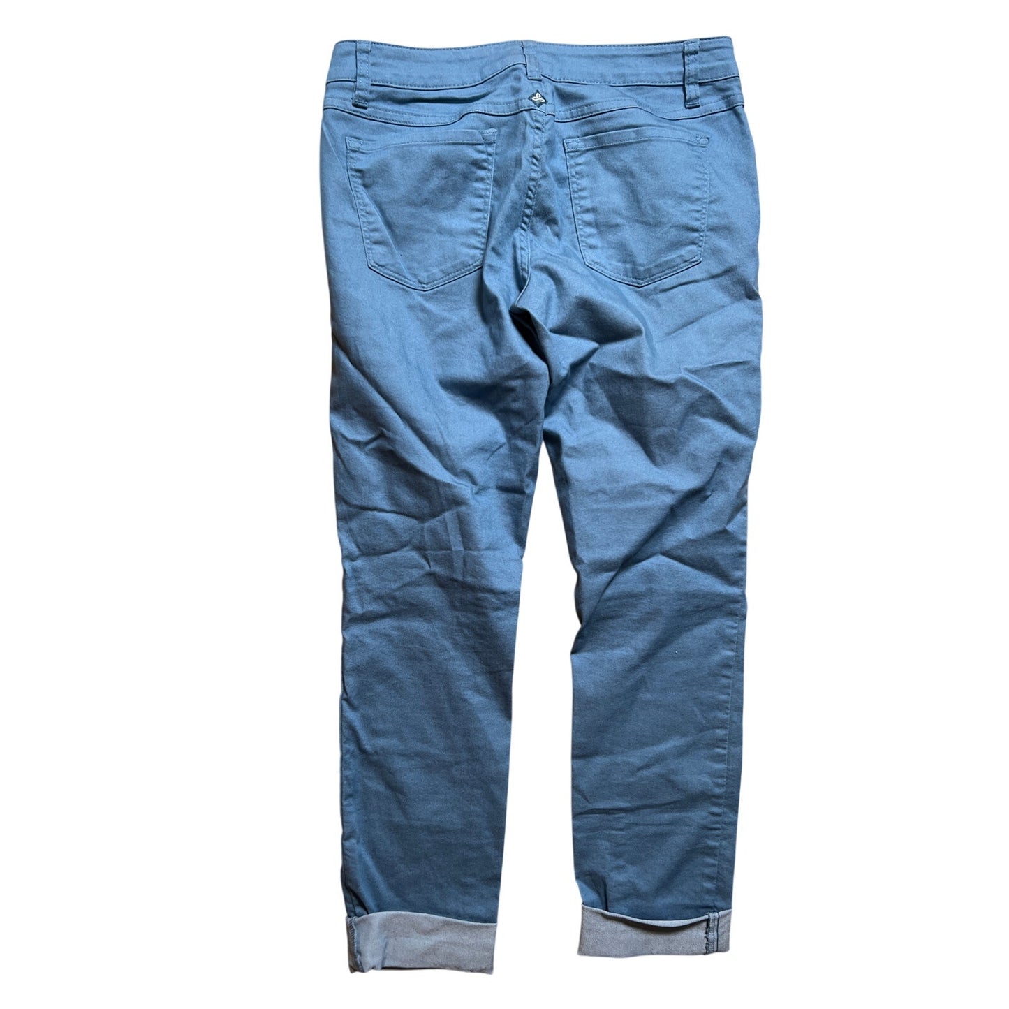 PrAna Cropped Blue Pants Women Size 6/28 Skinny Leg