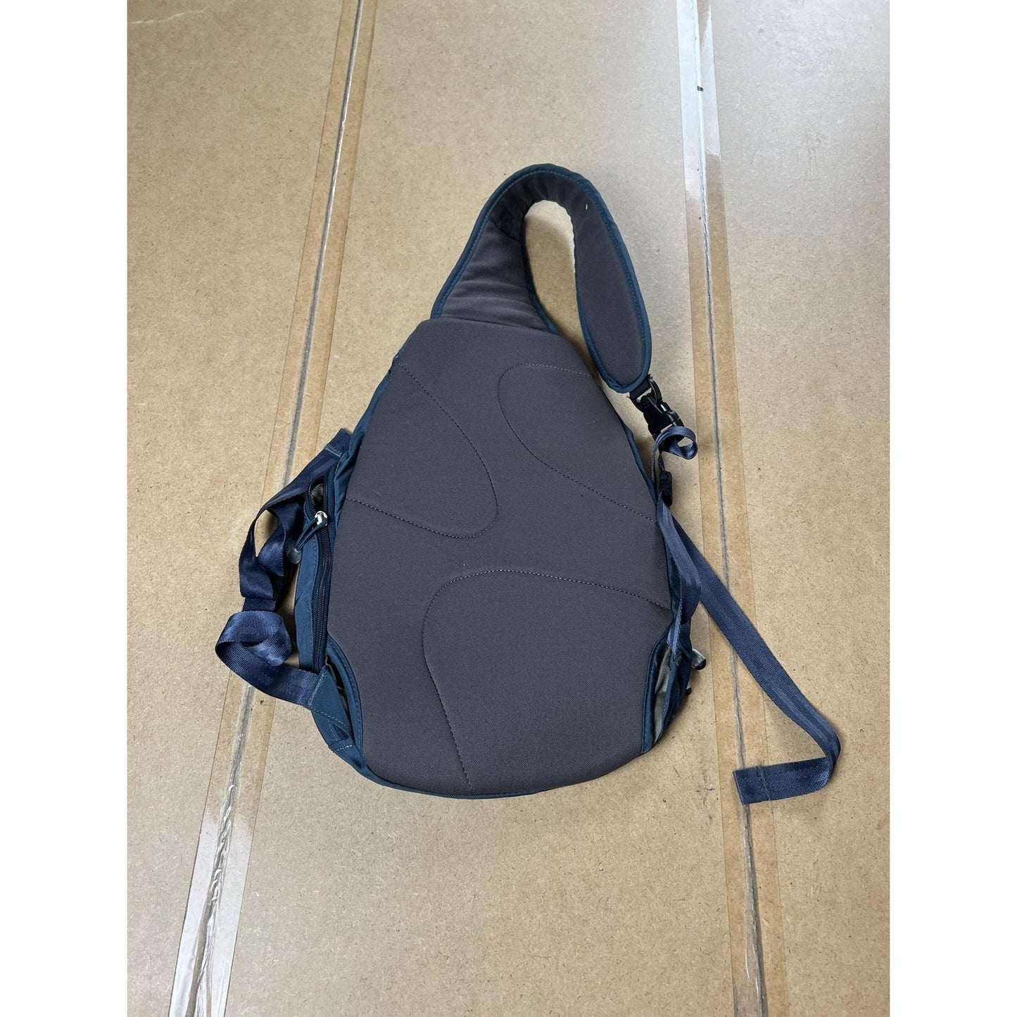 REI Shoulder Bag Mens One Size Blue Nylon Sling Pack 3 Pockets Hiking Summer