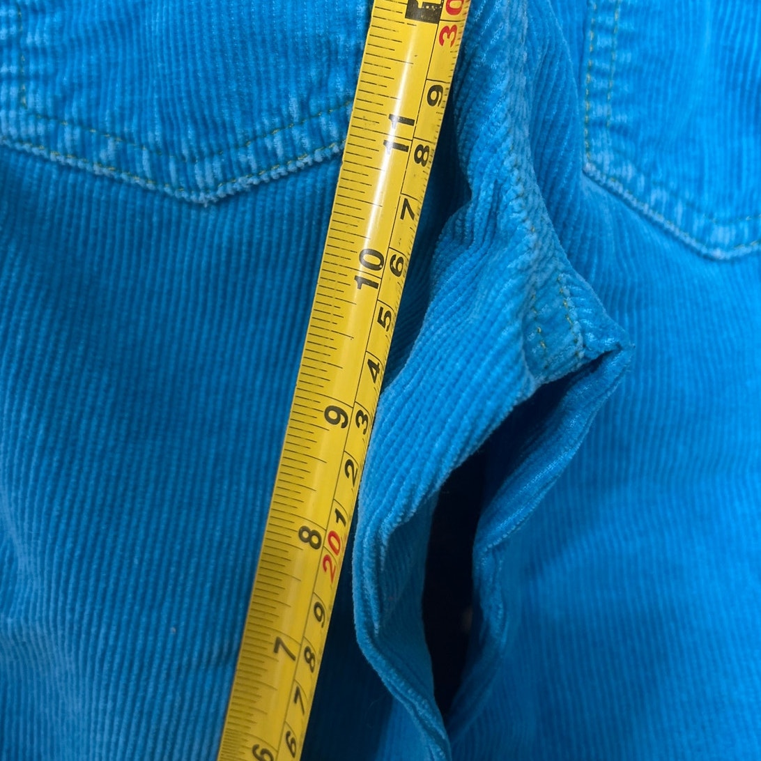 Mini Boden Blue With Green Heart Corduroy Pants Size 12-18m