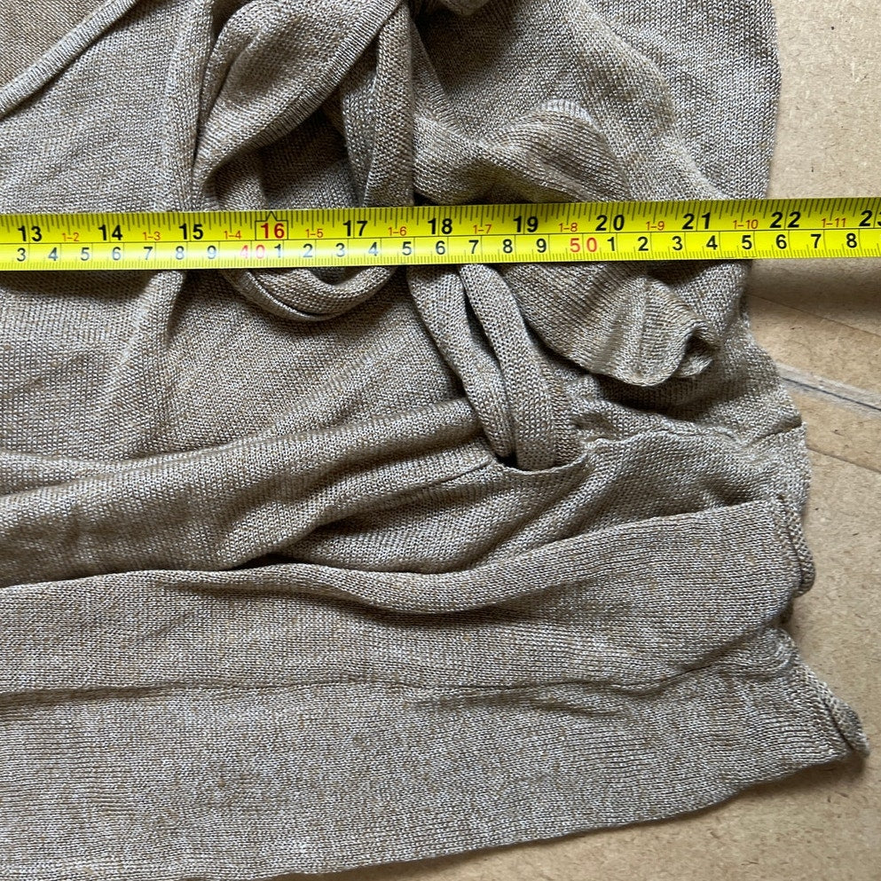 NWT J.Crew Tan Cardigan Women Size Large