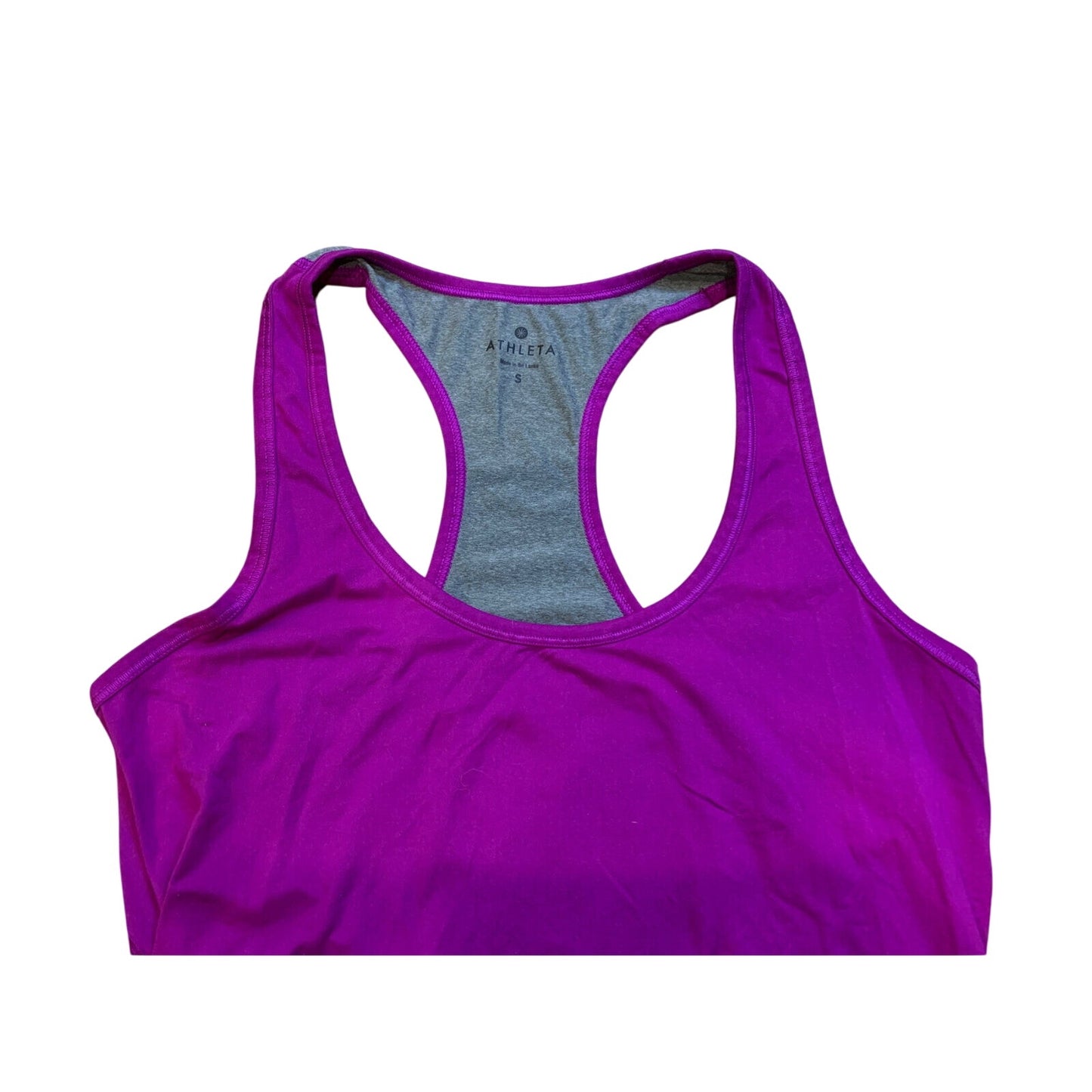 Athleta Women's Tank top Purple Gray Racer Back Size Small S