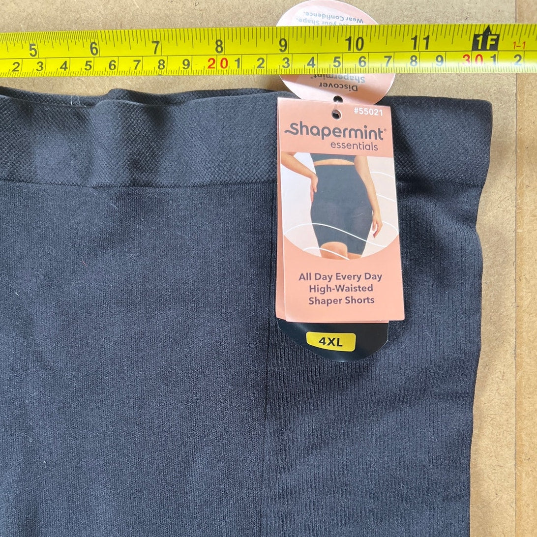 NWT  Shapermint Everyday Comfort High Waisted Shaper Short Size 4XL