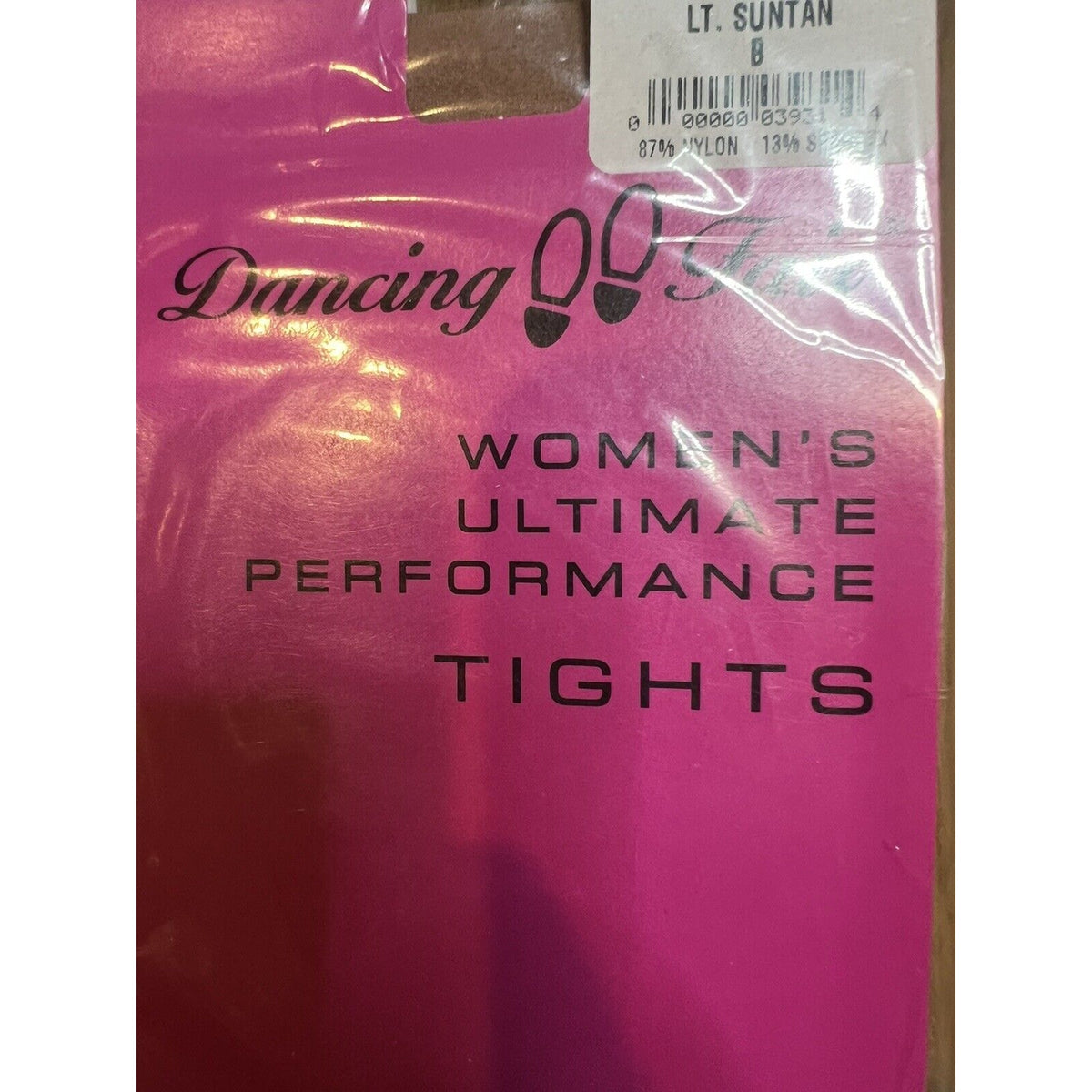 NEW Dancing Fair Women's Ultimate Performance Tights 810 Lt Suntan Size B