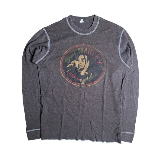 Vintage Bob Marley And The Wailers Brown Long Sleeve Size M