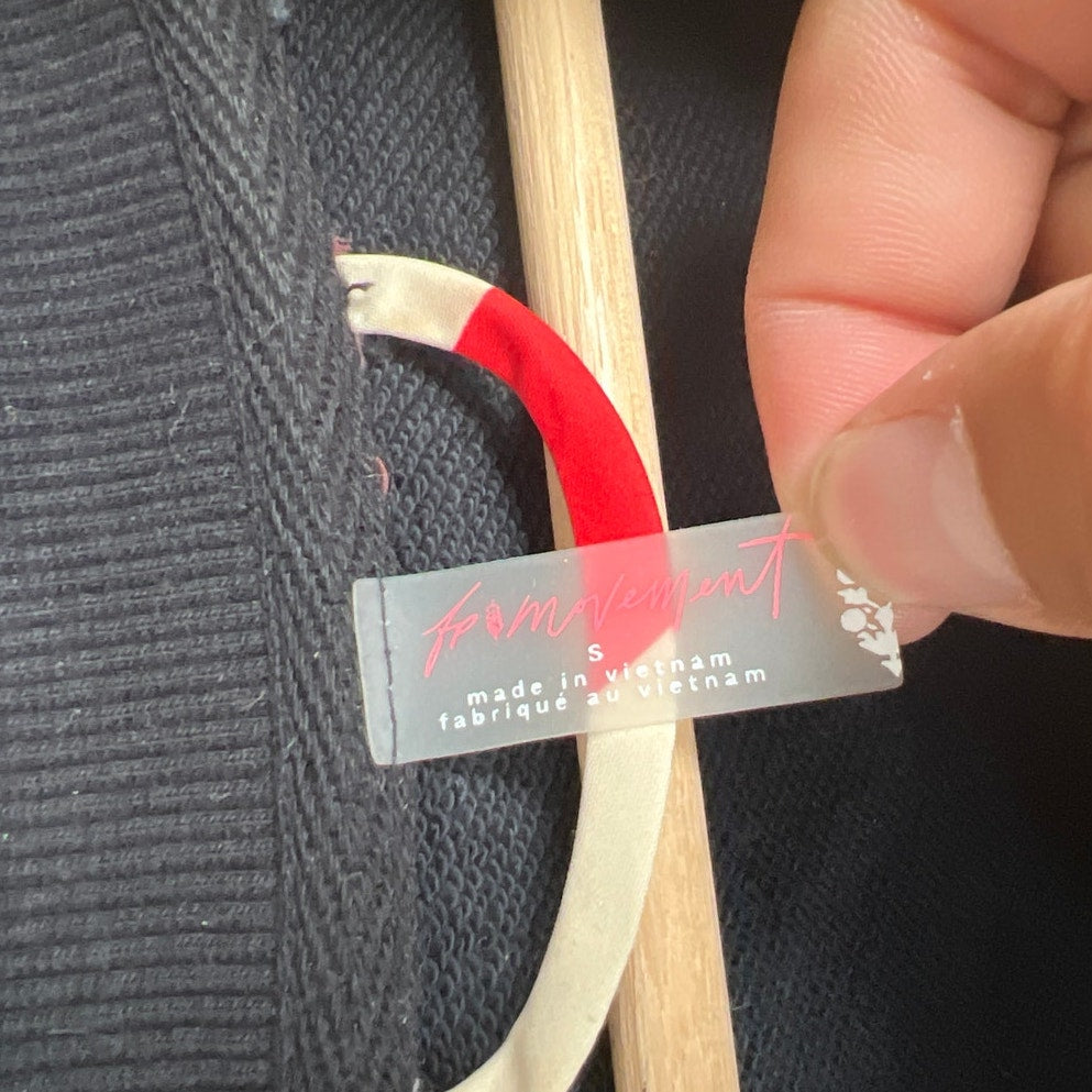 Free People Daybreak Sweat Half Zip Sweatshirt Women's Size S