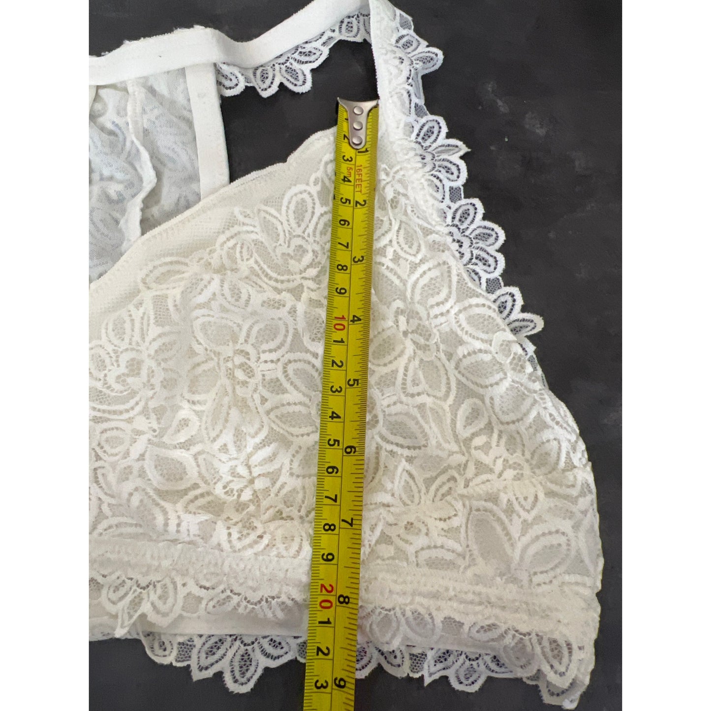 Aerie Lace Size XL Cream Bralette Adjustable T-back