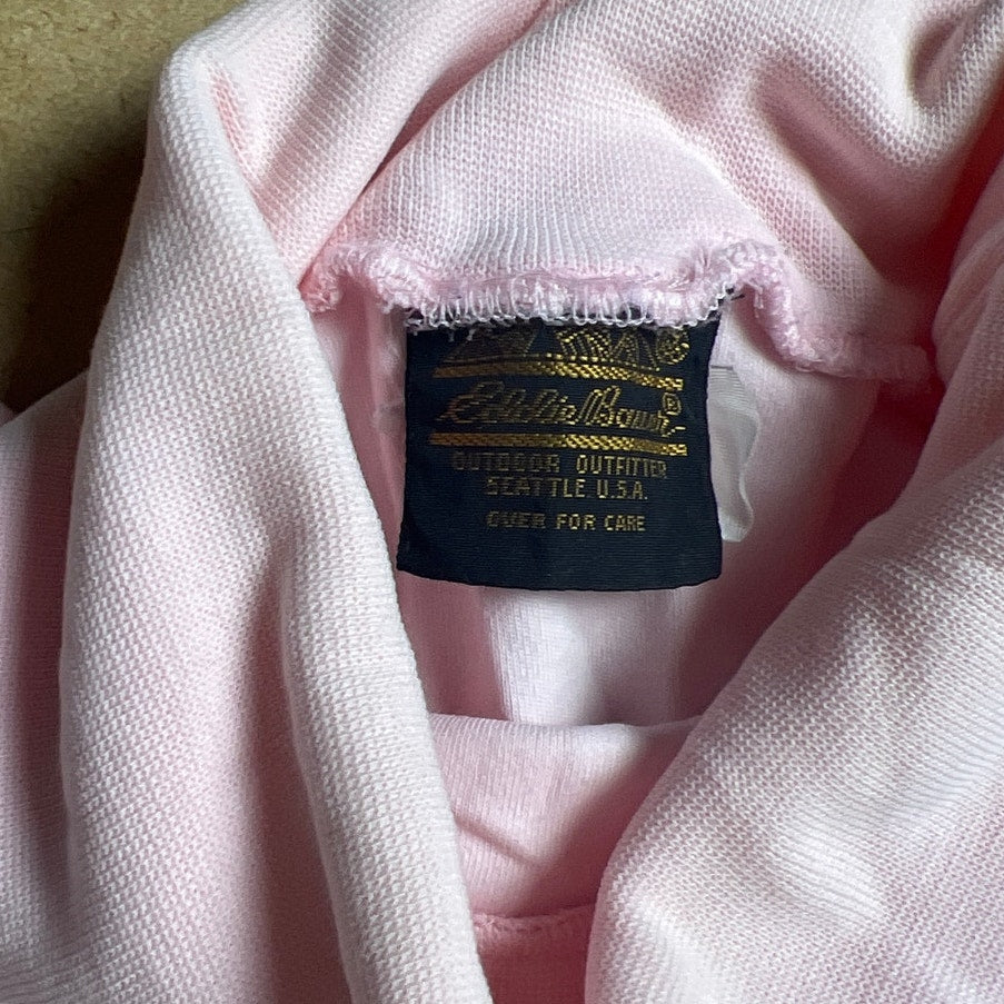 Vintage Eddie Bauer Pink Long-Sleeve Size Large