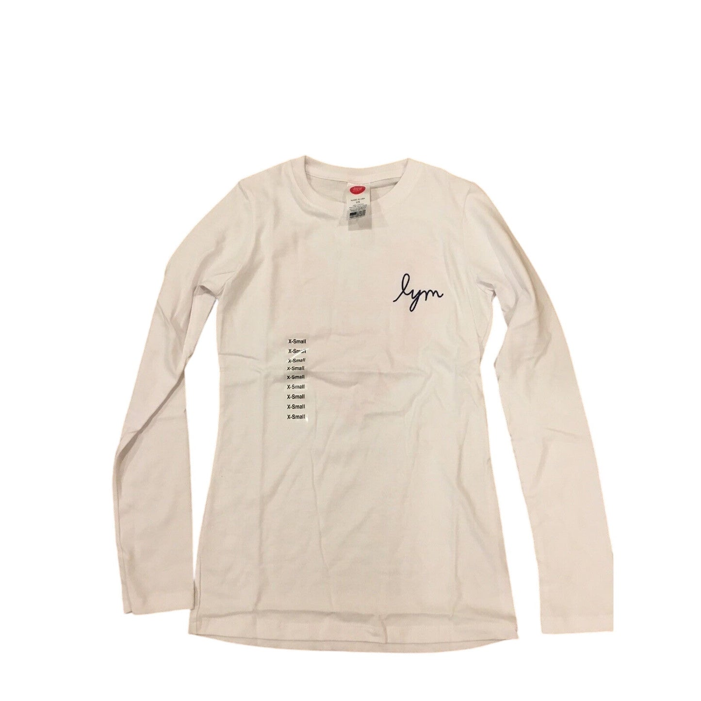 Love Your Melon Red Aztec Kids White Long Sleeve Heart Shirt Size X-Small XS