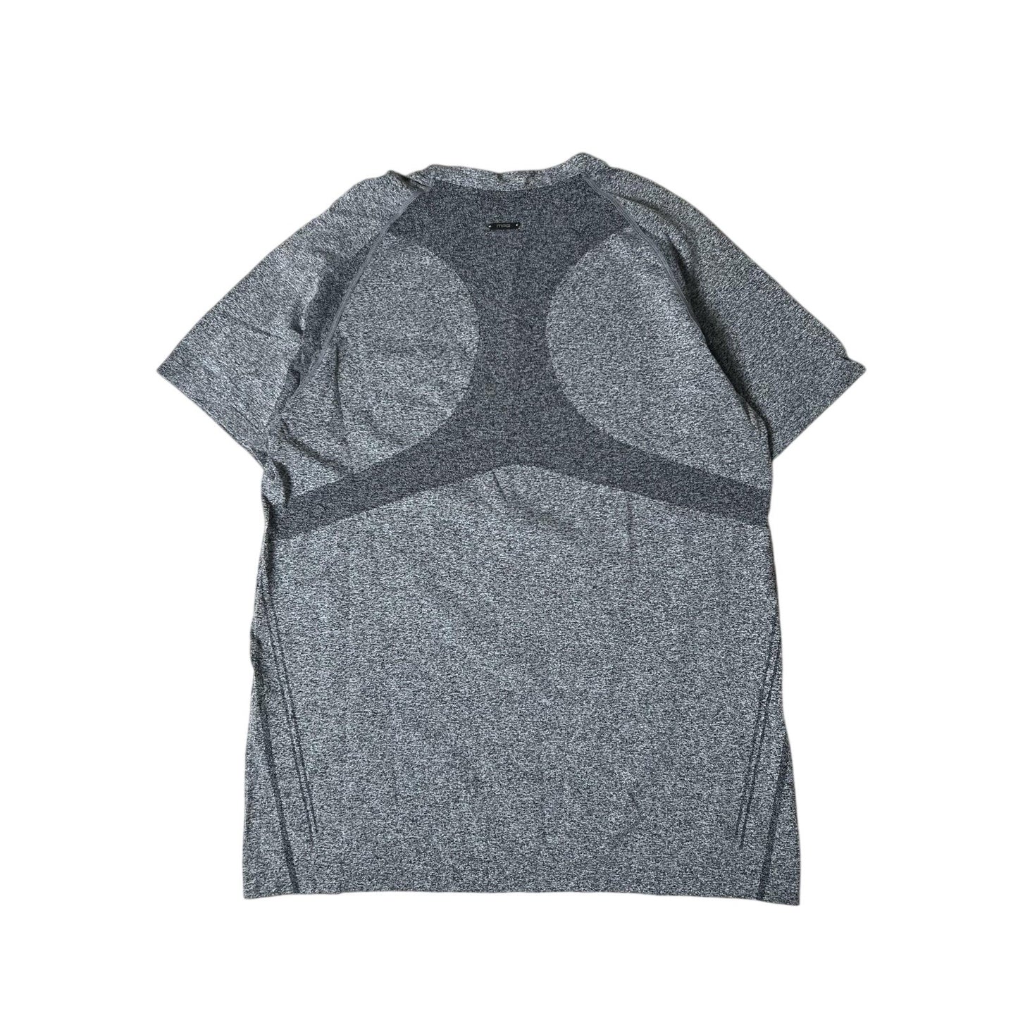 Columbia Shirt Mens M Gray Colorblock Short Sleeve Crew Neck Athletic Moisture