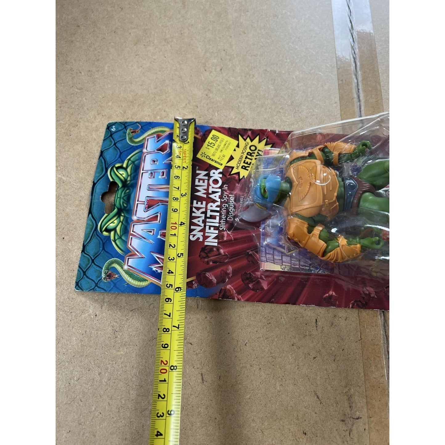 Masters Of The Universe Snake Men Infiltrator Action Figure 1:12 Boxed Green