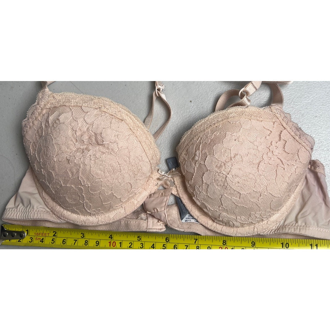 Aerie Nude Lace Pushup Bra Size 34A