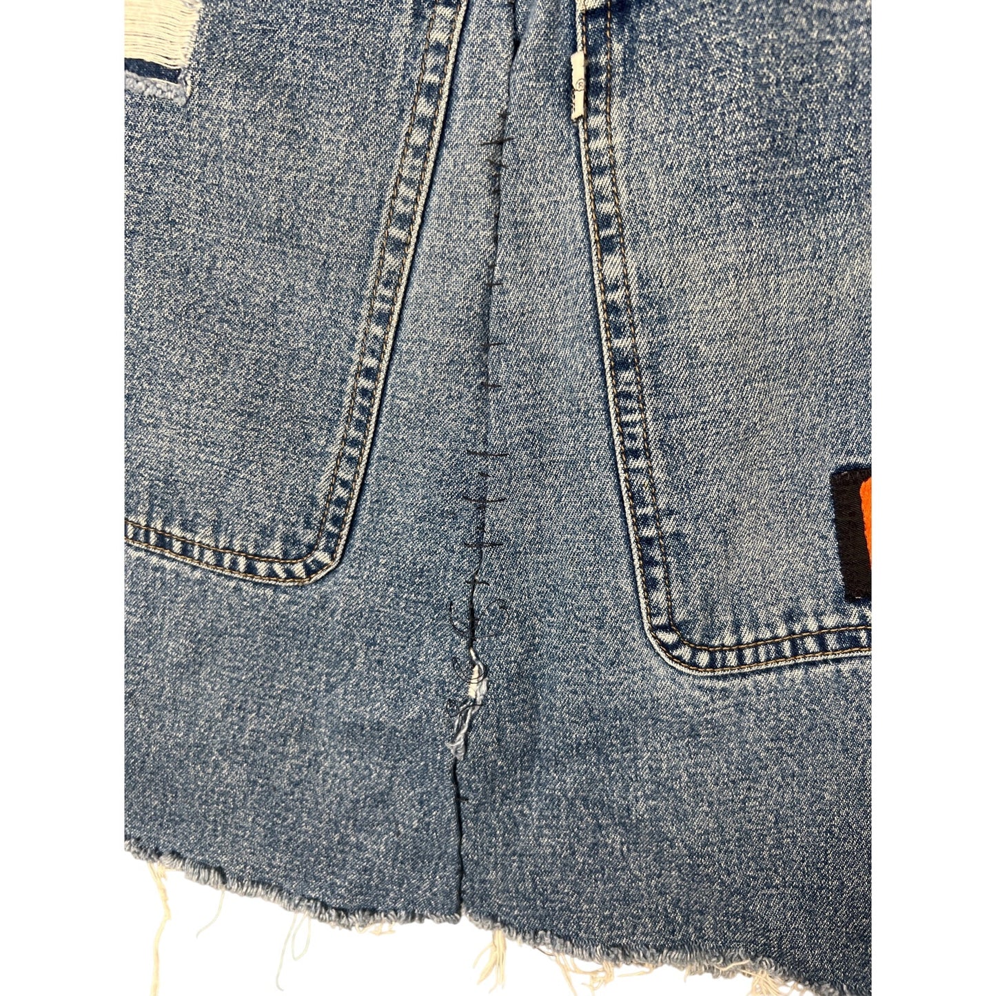 Levi's Silvertab Reworked Skirt Size 30 100% Cotton Denim