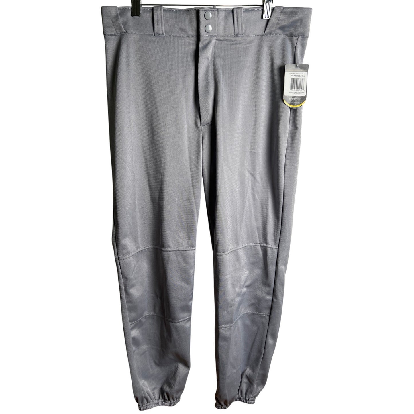 NWT Wilsons Mens Grey Baseball Pants SIze L