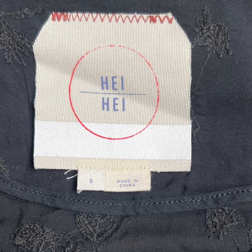 Hei Hei Black Melita Draped Jacket Size Small
