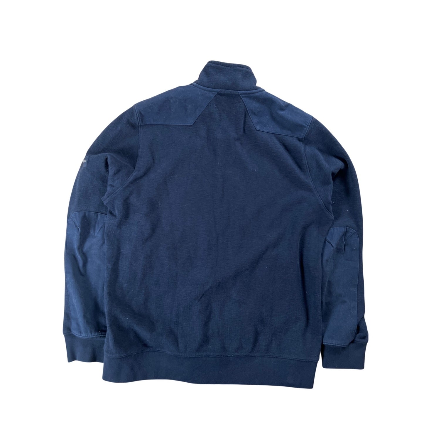 Ben Sherman Navy Blue Full-Zip Up Sweater Size XL