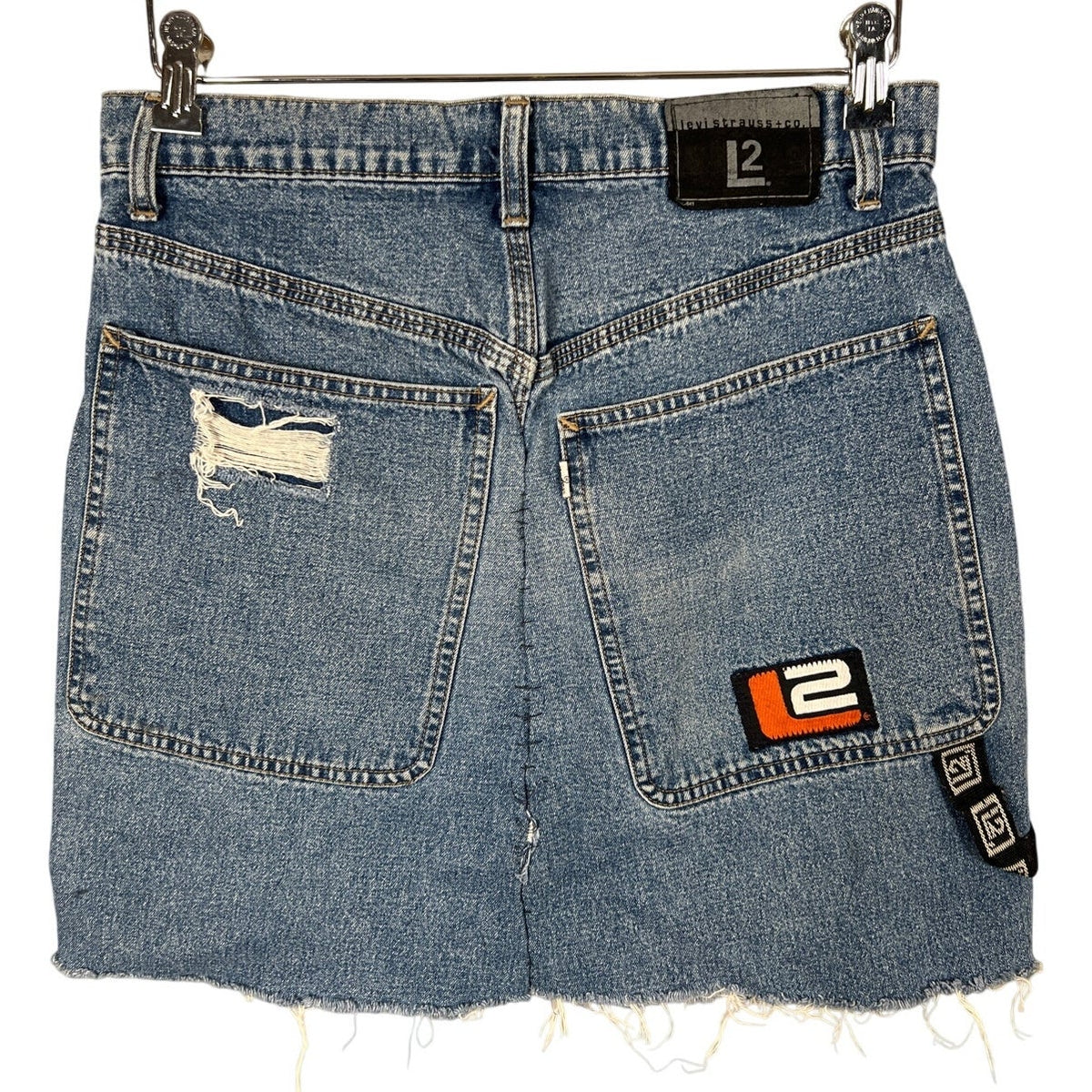 Levi's Silvertab Reworked Skirt Size 30 100% Cotton Denim