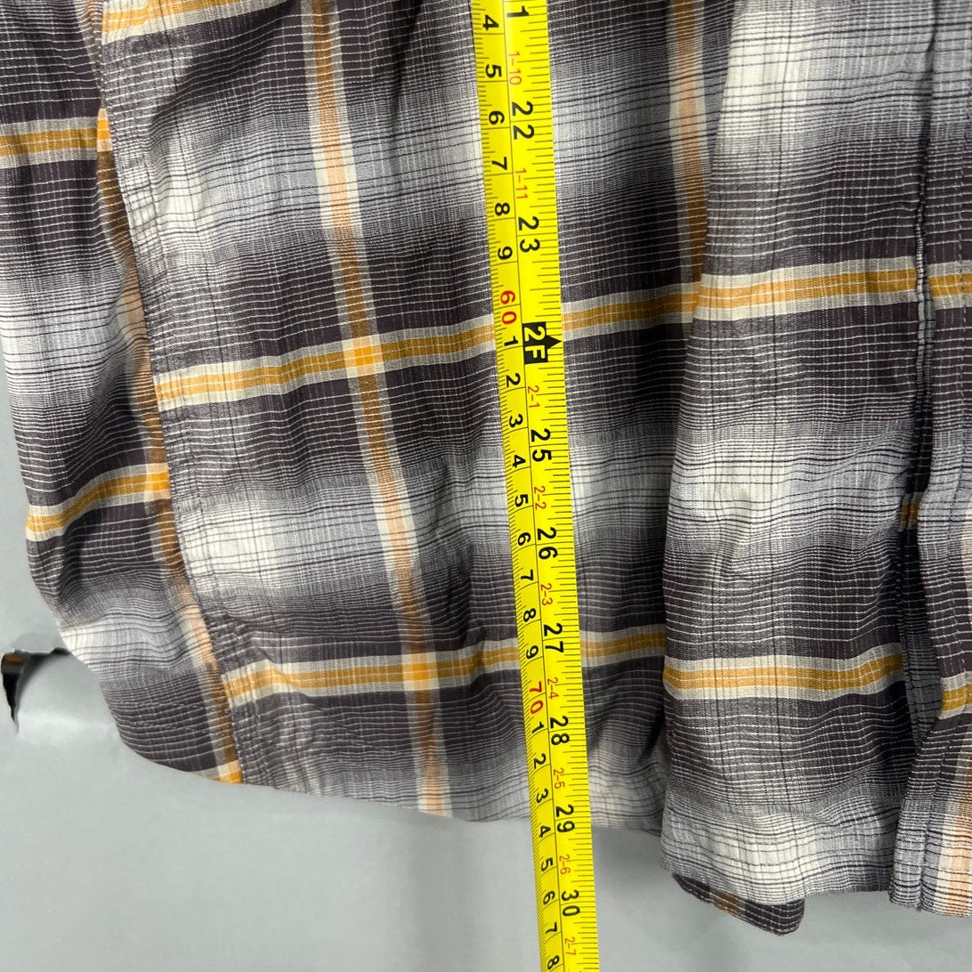 REI CO Op Size XL Plaid Button Down Men's Short Sleeve