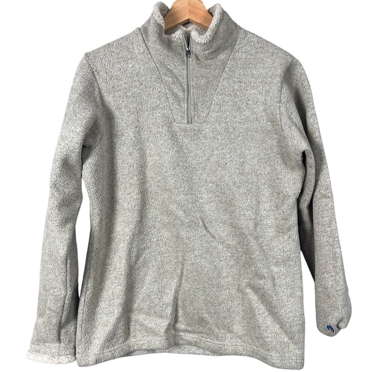 KUHL Women’s Gray Zip Pullover Fleece Sweater Long Sleeve Size M