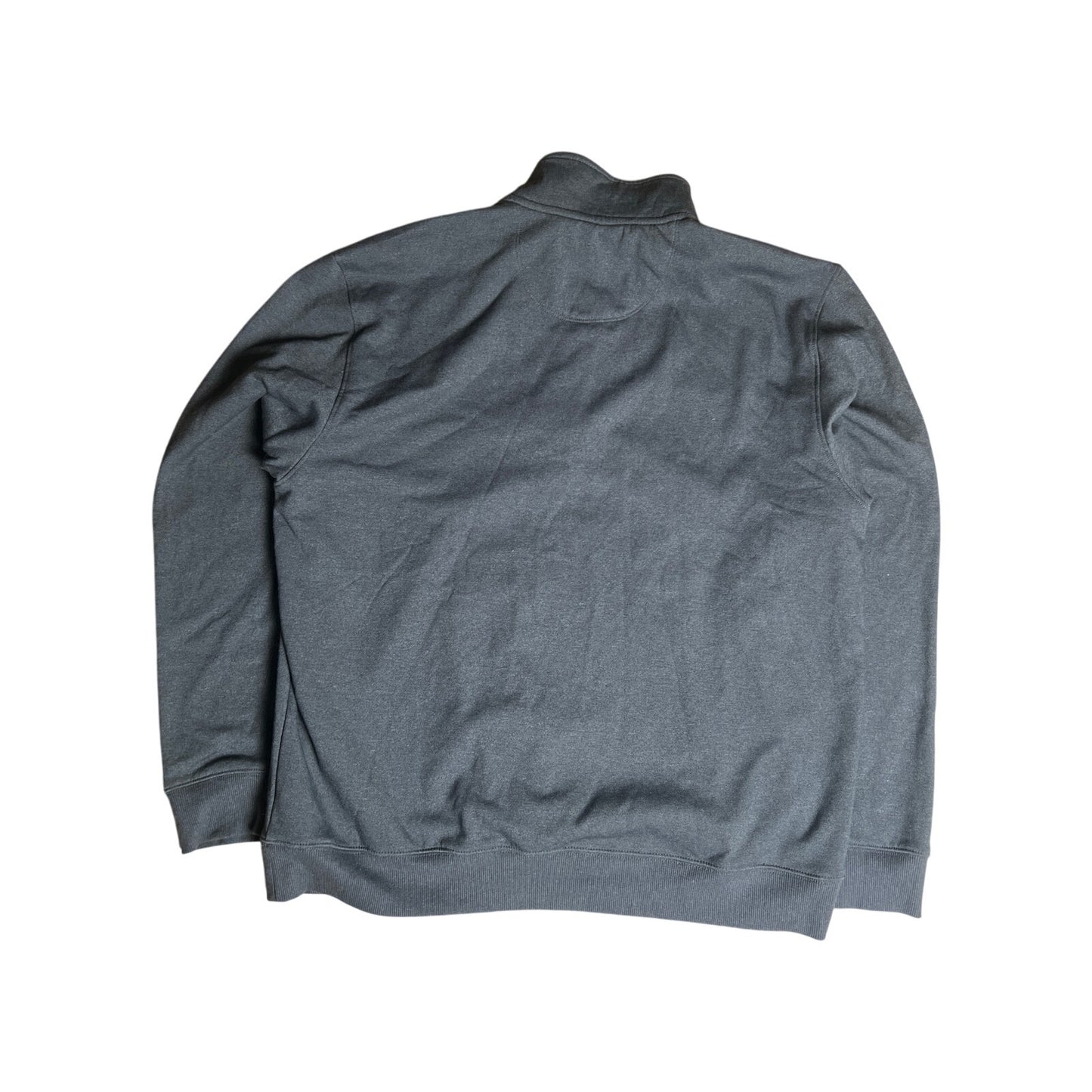 NWT Van Heusen Flex Gray 1/4 Zip-Up Pullover Men 2XL