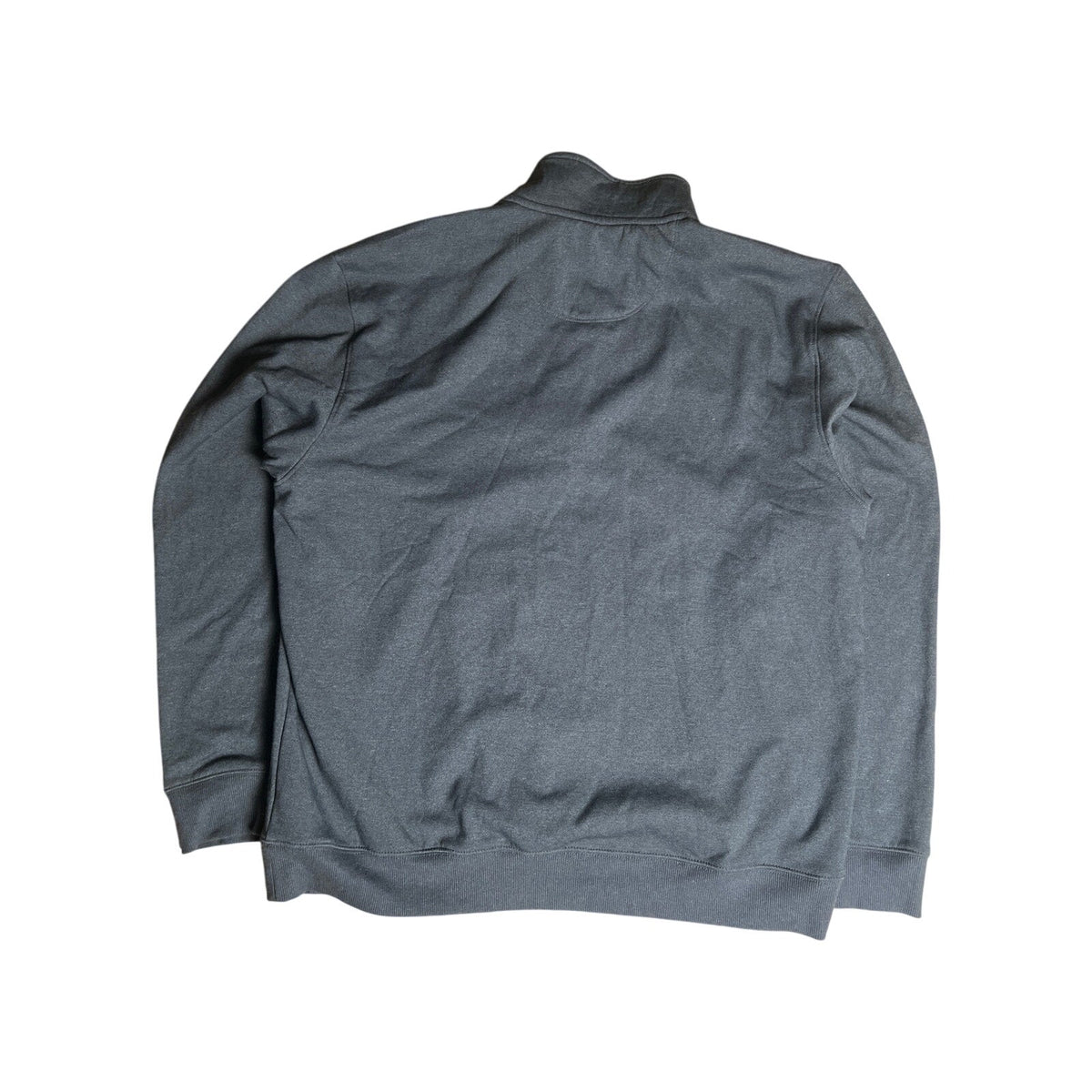 NWT Van Heusen Flex Gray 1/4 Zip-Up Pullover Men 2XL