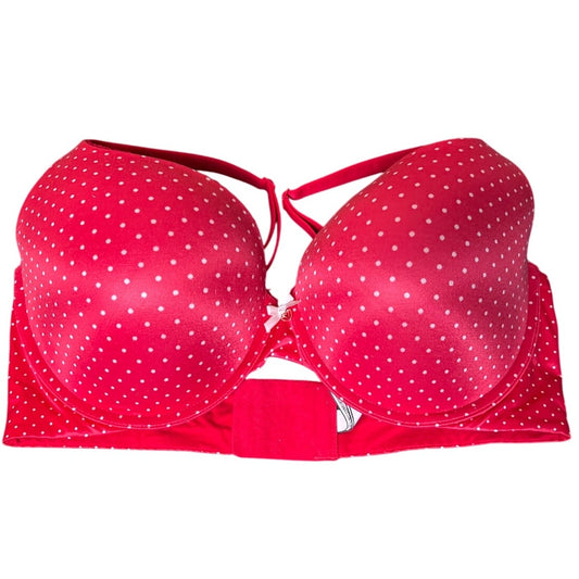 Victoria Secret Polka Dot Bra Perfect Shape Underwire 36DD