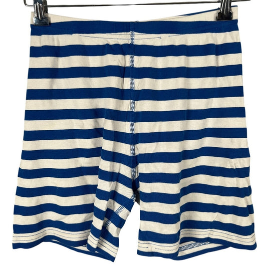 Hanna Andersson Stripped Blue Shorts Size 14 Toddler Organic Cotton