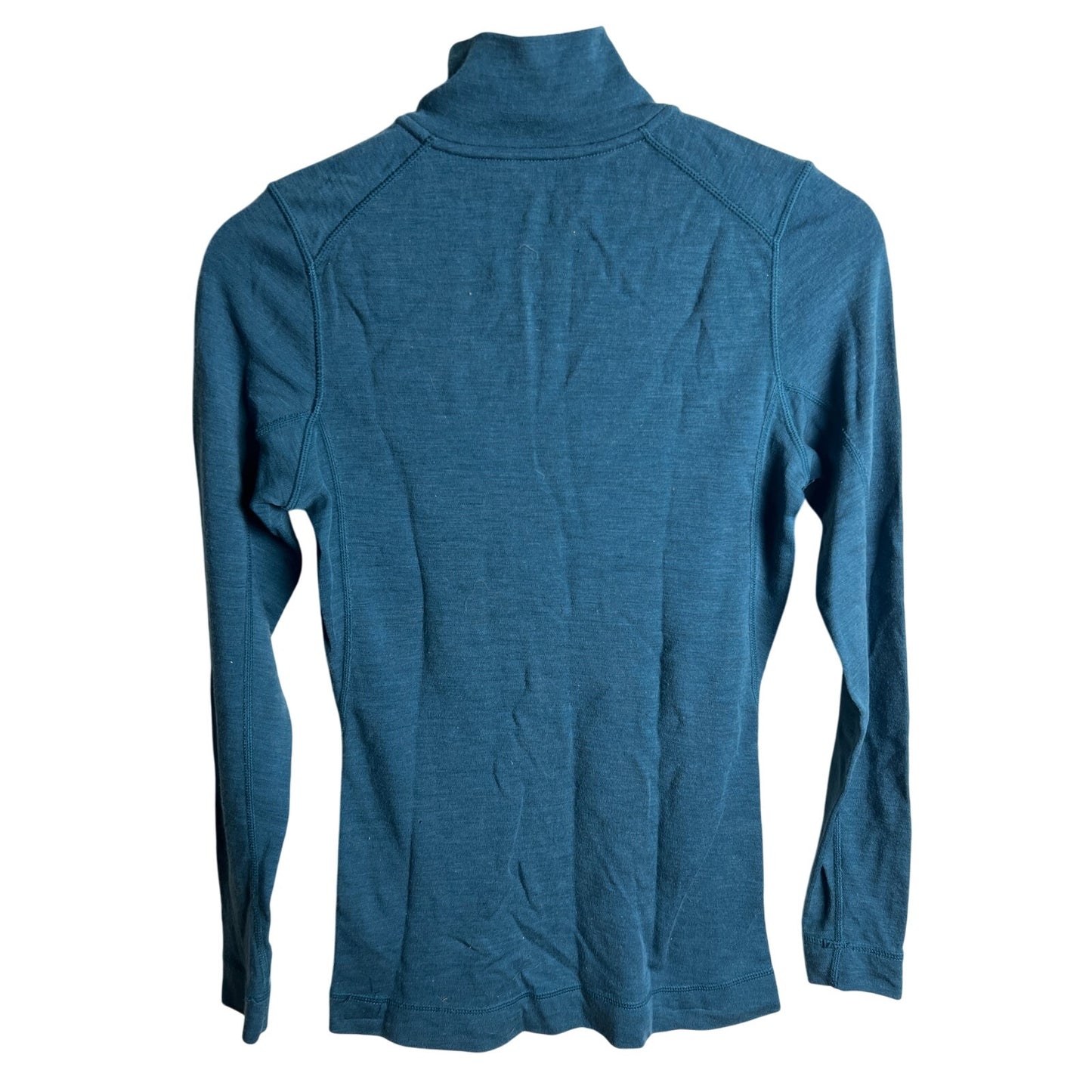 Midwest Mountaineering 100% Merino Wool Blue Half Zip Women's Size S