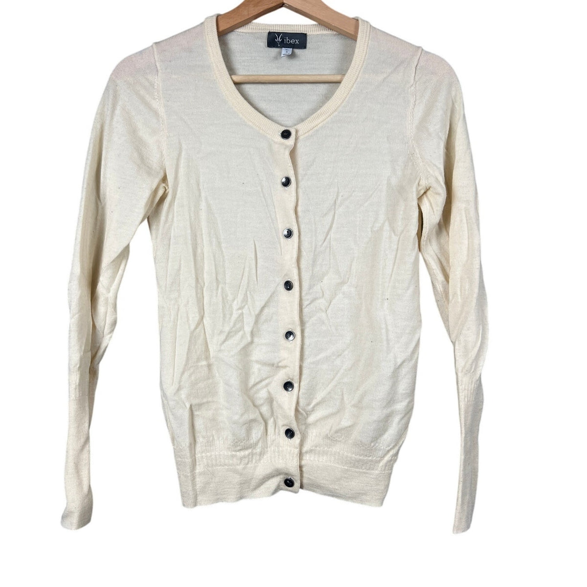 Ibex Women's Silk Merino Wool Curator Sweater Size S